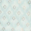 Aqua Green Grid Patterned Kurta Set